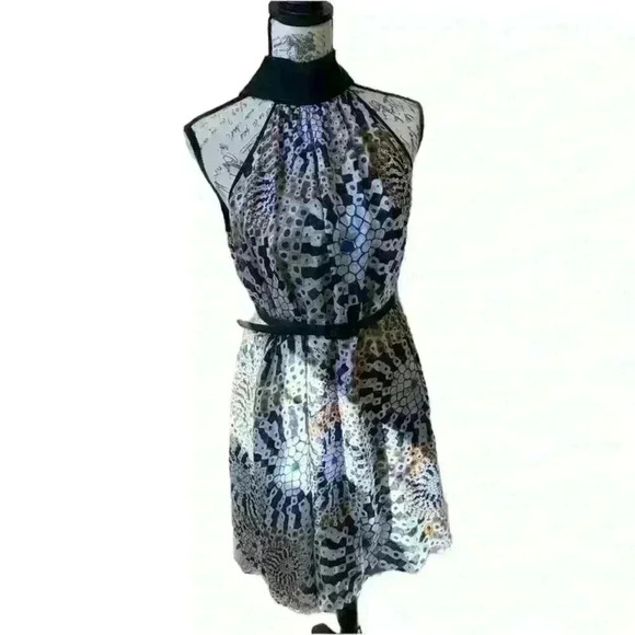 Catherine Malandrino High Neck Silk Dress 🖤 - Picture 3 of 9